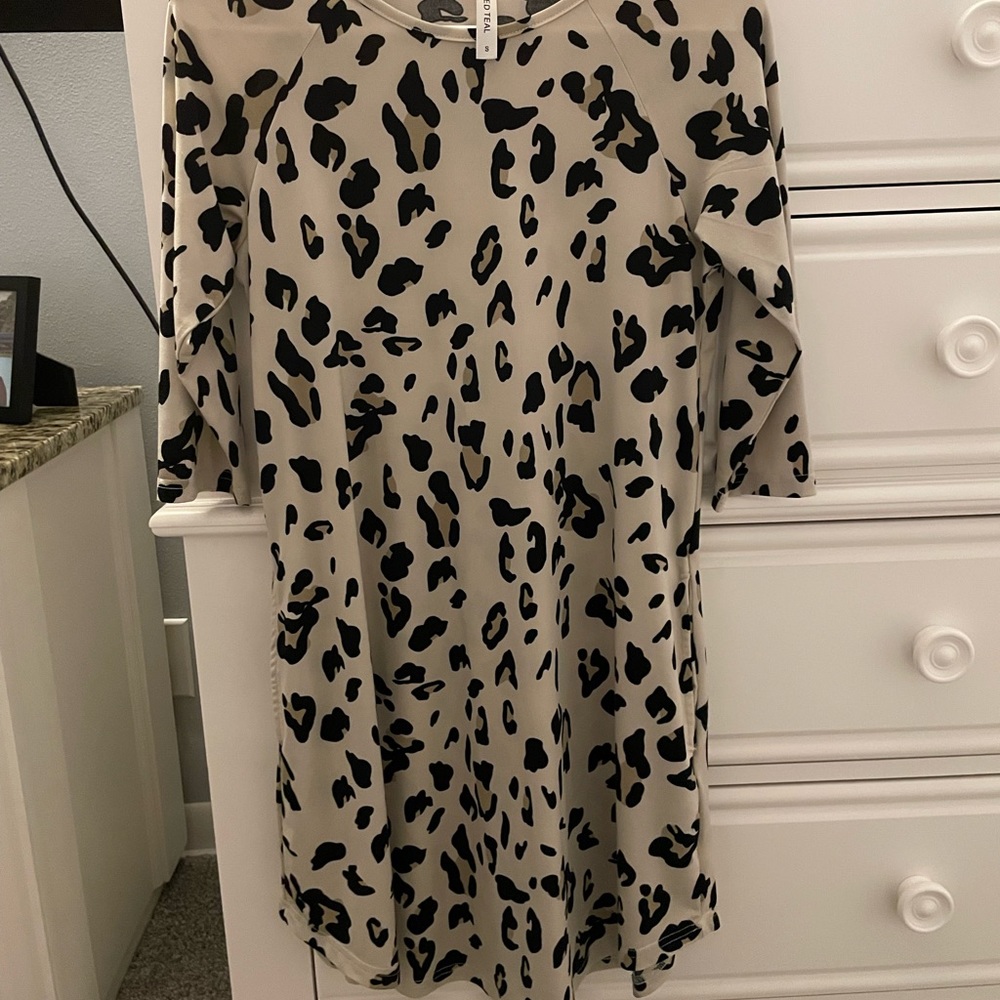 Leopard print dress